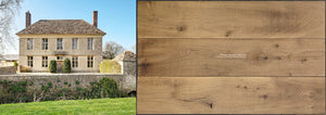 English country manor homes relish in the backdrop of an historic antiqued French oak floor.