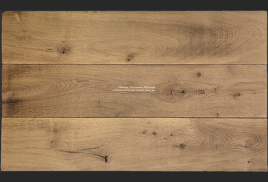 Antiqued French Oak floors available in engineered and solid gets even better knowing there are also custom stair treads!