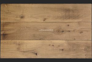 Antiqued French Oak floors available in engineered and solid gets even better knowing there are also custom stair treads!