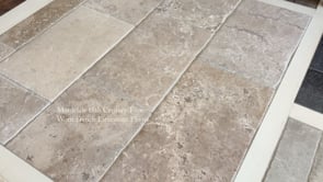 Antiqued French Limestone Flooring for Grand Architecture and Interiors