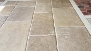 Antiqued French Limestone Flooring | Hand-Finished Satin Patina for Grand Interiors