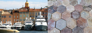 Rêver de Saint-Tropez French Reclaimed Terra Cotta Tile Hexagons
