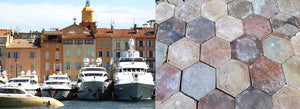 Rêver de Saint-Tropez French Reclaimed Terra Cotta Tile Hexagons - PA257