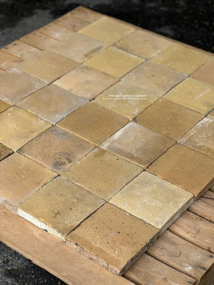 Vieux Lyon Jaune d'Or French Reclaimed Terra Cotta Tile 