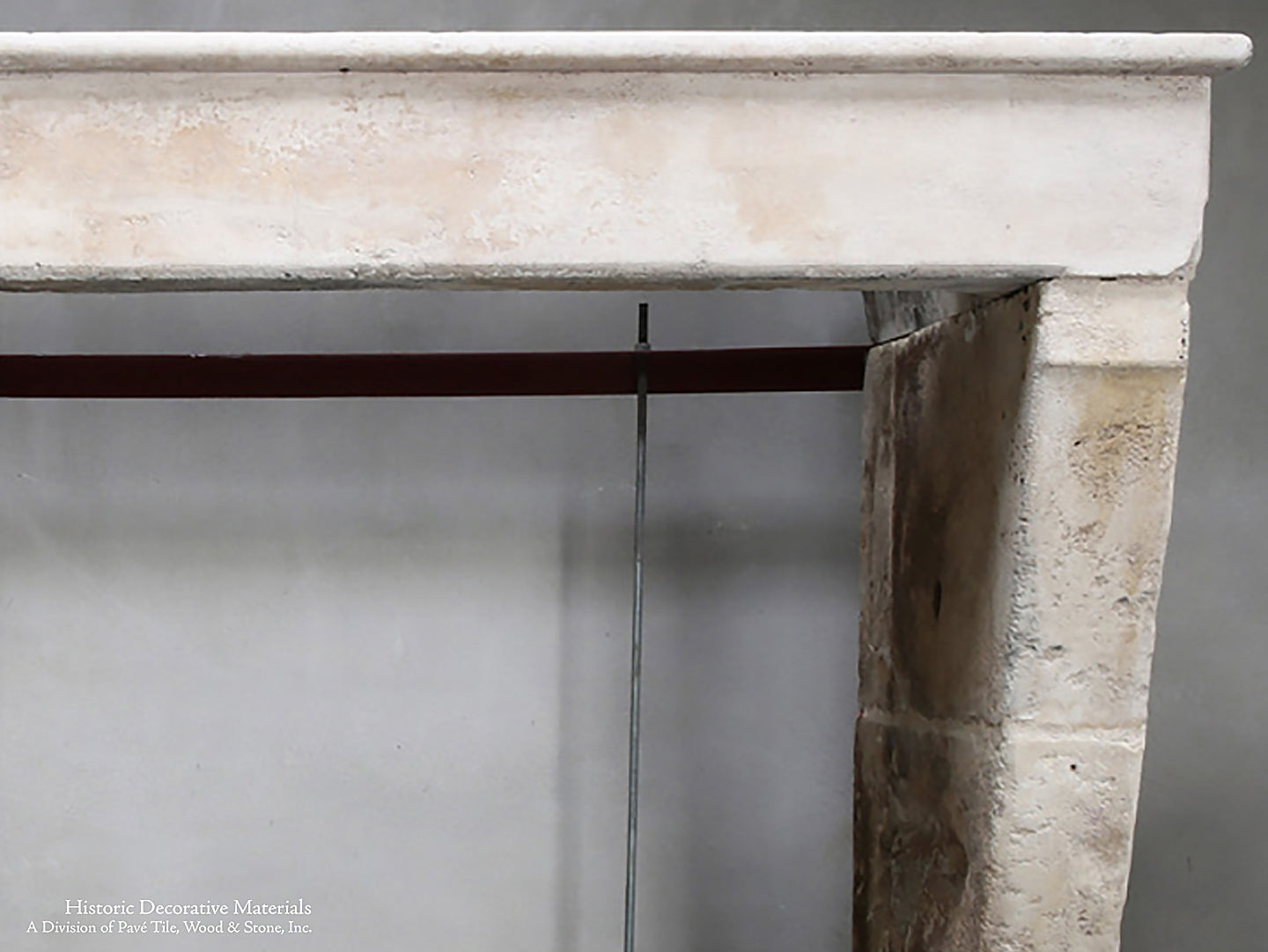 Antique 19th Century French Fireplace Mantel from Bourgogne Region, France