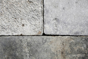 Antique GREY Dalle de Bourgogne French Limestone Flooring