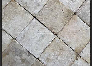 Châteauneuf-du-Faou French Reclaimed White Terra Cotta Tile