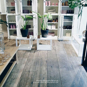 The Great House Collection: Kings of France 18th Century French Oak Flooring in Wide Plank Solid and Engineered: WEATHERED GREY