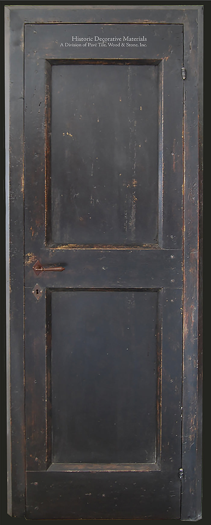 Master Crafted Antiqued Solid Wood Doors: Noir Ardoise