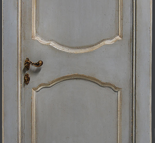 Master Crafted Antiqued Solid Wood Doors: Gris Bleu