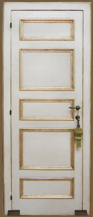 Master Crafted Antiqued Solid Wood Doors: Crème et Or