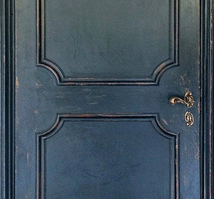 Master Crafted Antiqued Solid Wood Doors: Bleu Noir