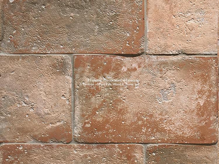 Cucina della Nonna Italian Farmhouse Terra Cotta Tile - Stone Washed Brick