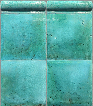  A Jeweled Majolica Wall Tile Collection - Mare Adriatico + Chair Rail