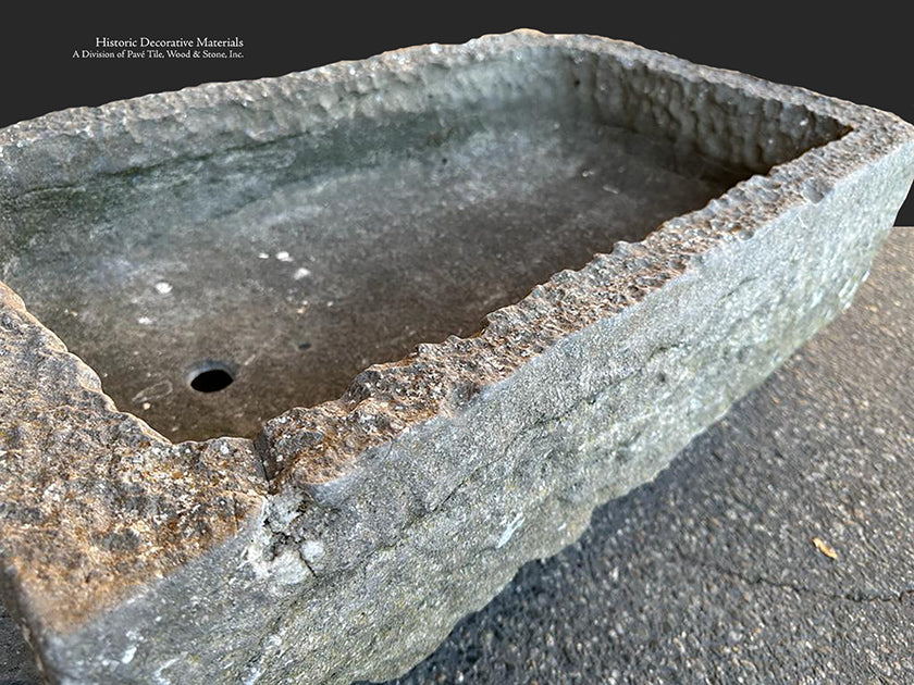 Antique Belgian Bluestone Farmhouse Sink/Trough - PS22