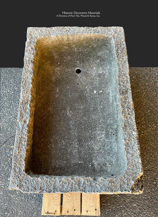 Antique Belgian Bluestone Farmhouse Sink/Trough - PS22