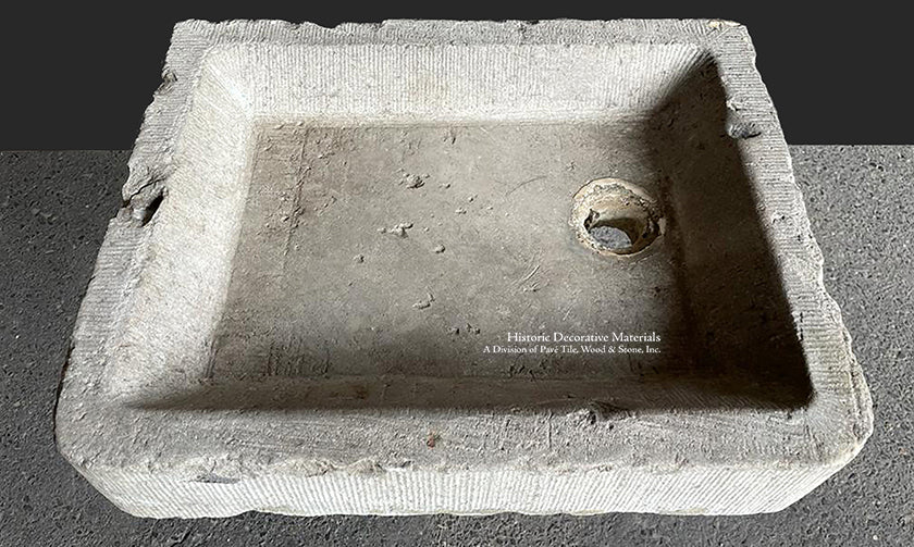 Antique Belgian Limestone Farmhouse Sink/Trough - PS11