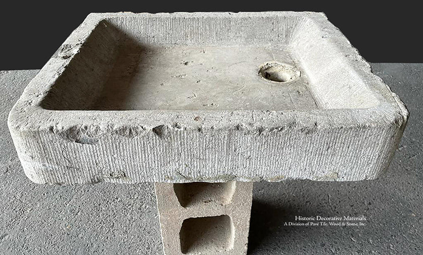 Antique Belgian Limestone Farmhouse Sink/Trough - PS11