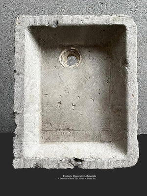 Antique Belgian Limestone Farmhouse Sink/Trough - PS11