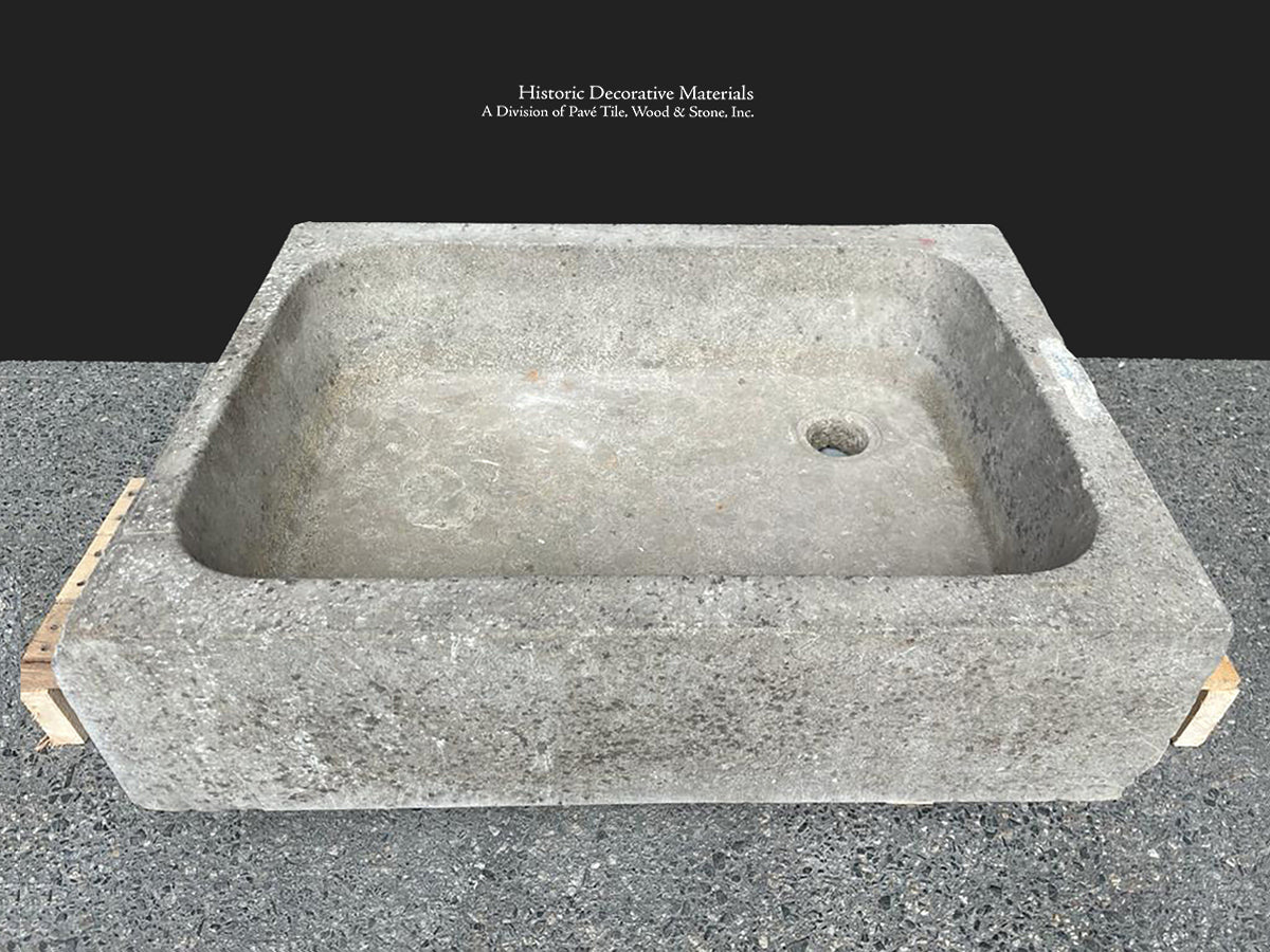Antique Belgian Limestone Farmhouse Sink/Trough - PS13