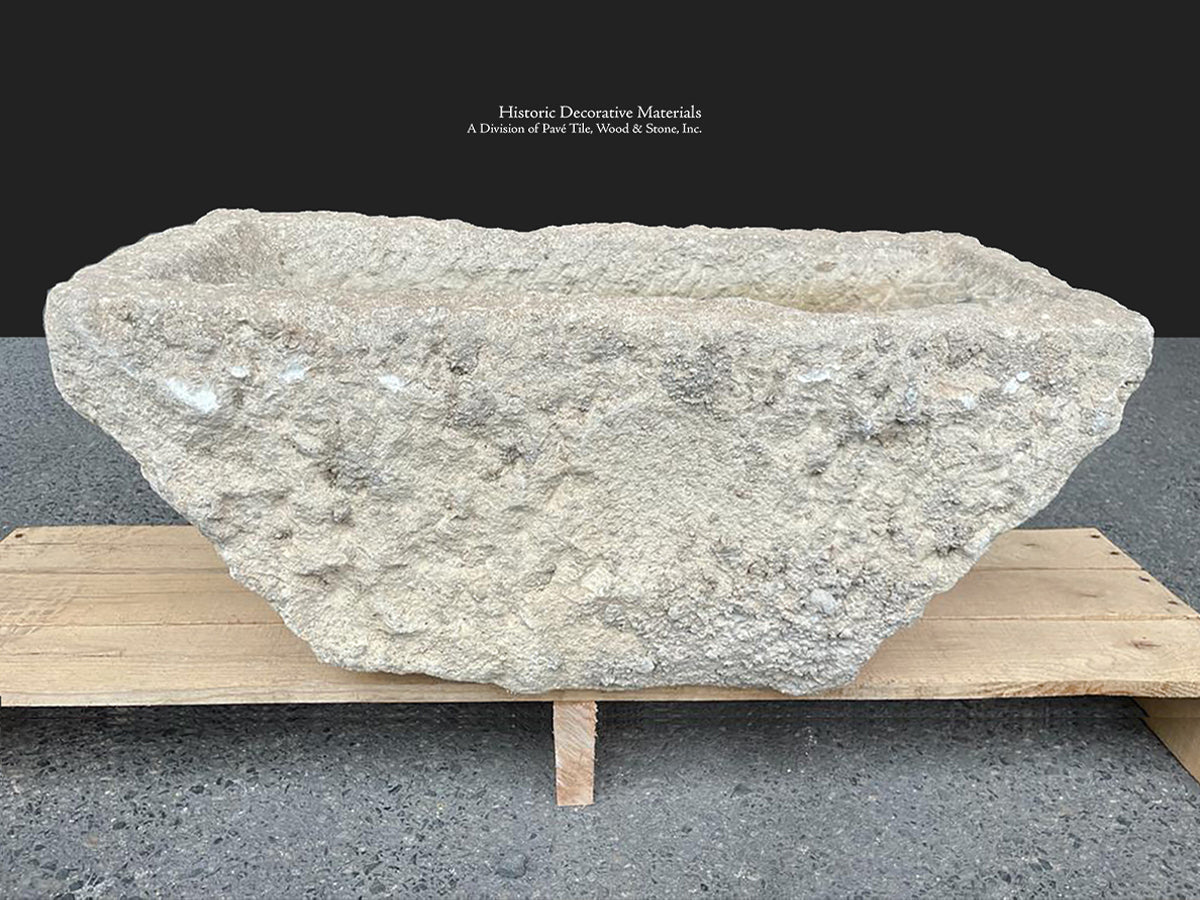 Antique Spanish Limestone Farmhouse Sink/Trough - PS14