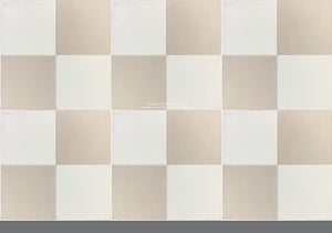 The Checker, an original pattern from Catalonia 1850, inspired by the black and white marble checkered floors from the Italian Renaissance