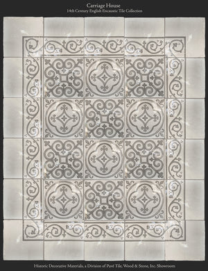 Carriage House 14th Century English Encaustic Tile Collection