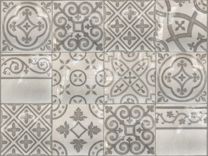 Carriage House English Encaustic Tile Collection - Patchwork