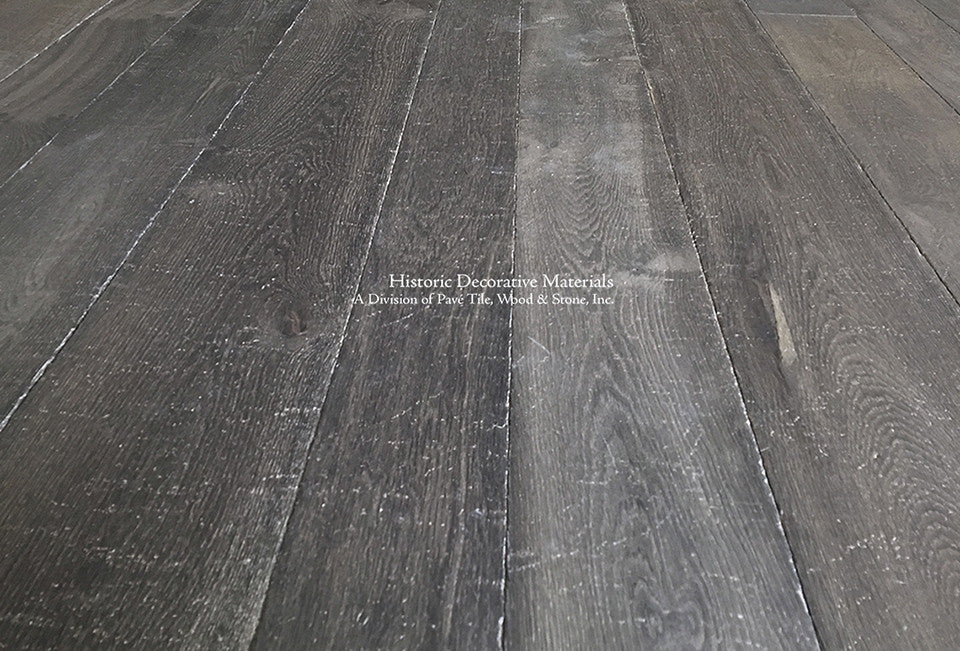 Kings of France 18th Century French Oak Floors in Charcoal