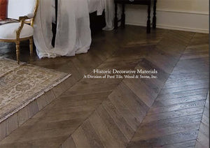 The Great House Collection: Kings of France 18th Century French Oak Flooring in Chevron and Herringbone