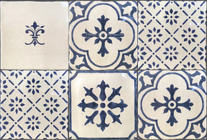 Cuisine de Monet Blue and White French Tile Collection