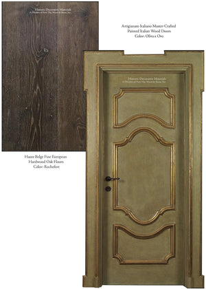 Master Crafted Antiqued Solid Wood Doors: Olivier et Or