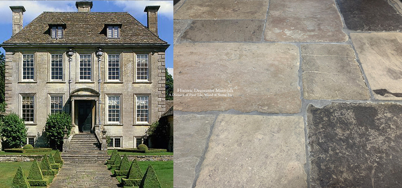 Old English manor homes love Reclaimed English Limestone Tiles.