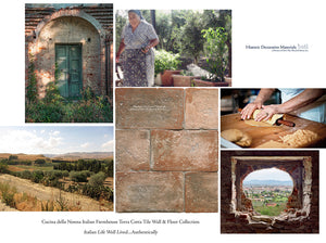 Cucina della Nonna Italian Farmhouse Terra Cotta Tile