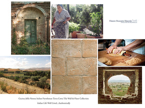 Cucina della Nonna Italian Farmhouse Terra Cotta Tile - Sun Washed Brick