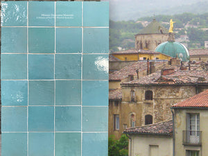 l'Art de Fez Blue Moon Zellige Tile + Provence Perfection